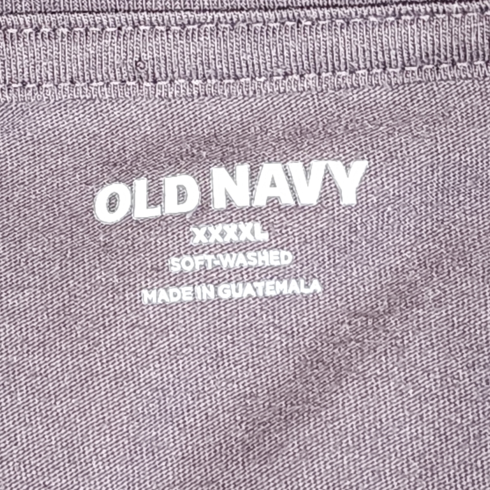 Old Navy Tee Shirt - Sz 4xl - Purple Mauve - Picture 5 of 6